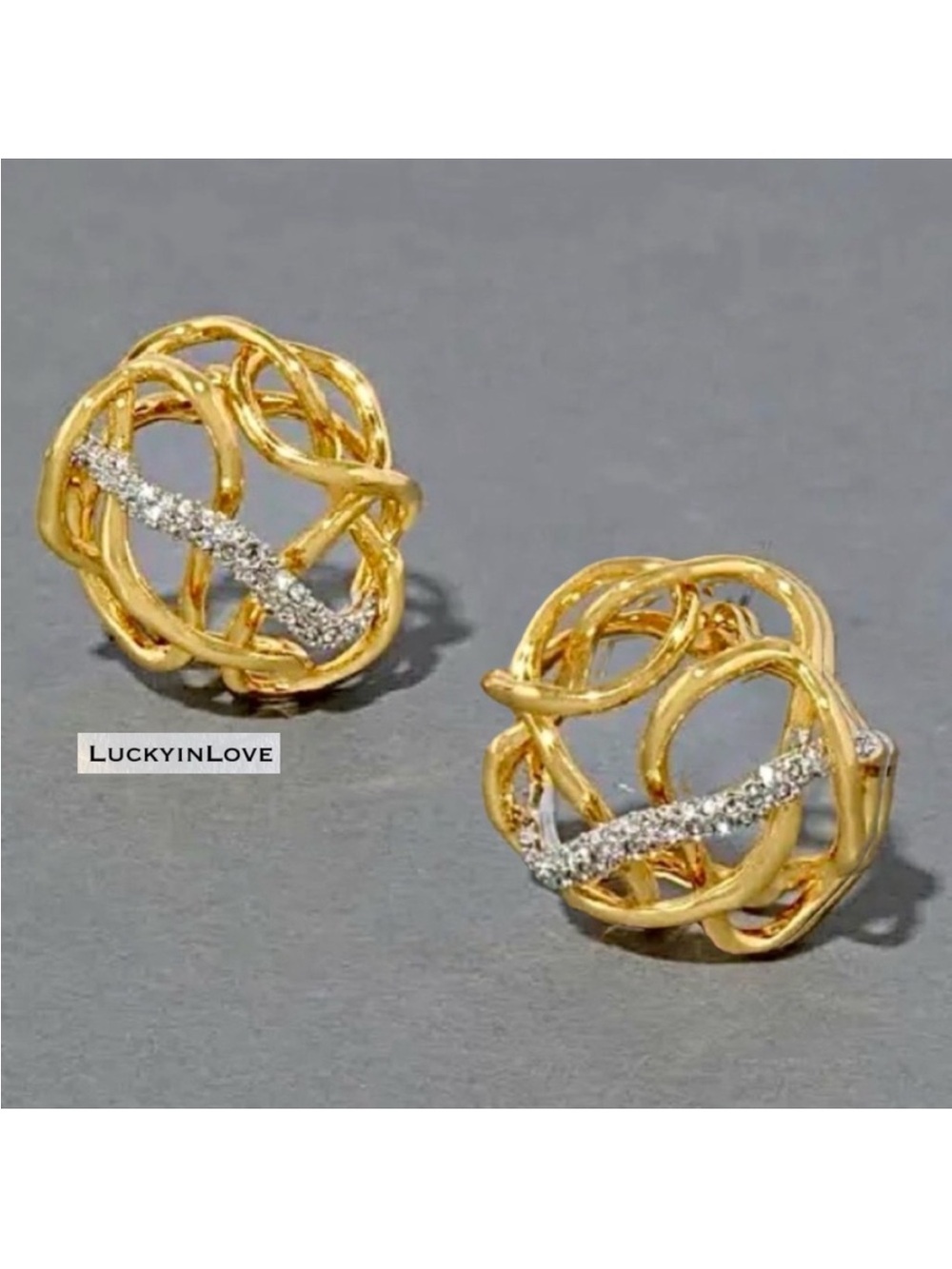 Alexis Bittar • Solanales Twisted Button Earrings